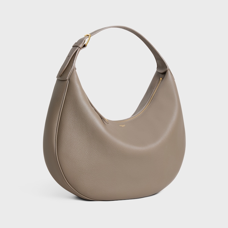 borsa celine lulu grande in pelle di vitello granata