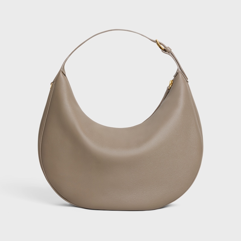 borsa celine lulu grande in pelle di vitello granata