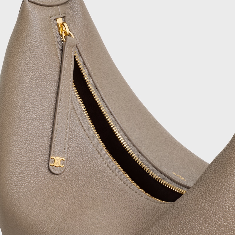 borsa celine lulu grande in pelle di vitello granata