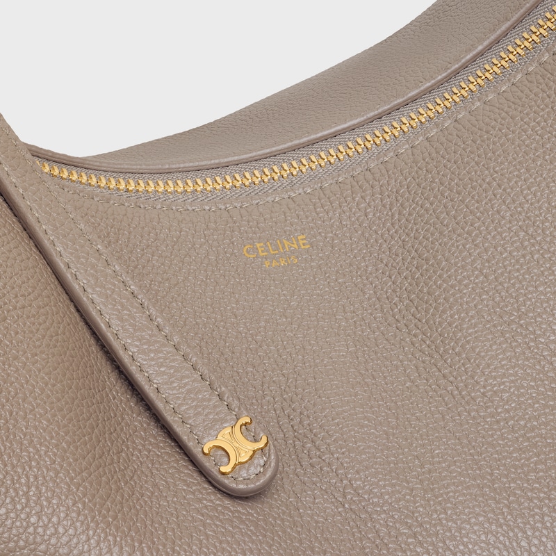 borsa celine lulu grande in pelle di vitello granata