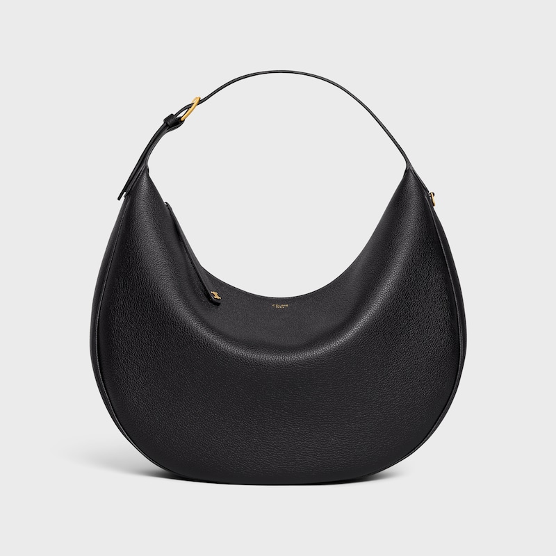 borsa celine lulu grande in pelle di vitello granata