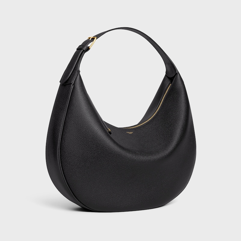 borsa celine lulu grande in pelle di vitello granata