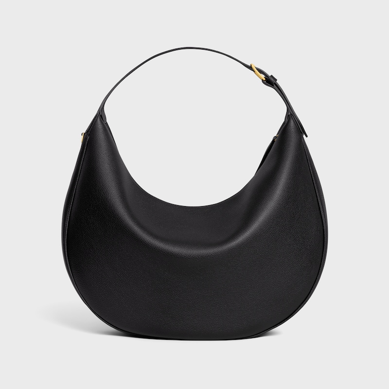 borsa celine lulu grande in pelle di vitello granata