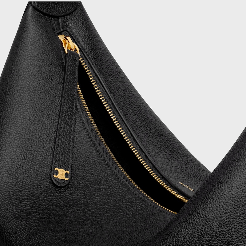 borsa celine lulu grande in pelle di vitello granata