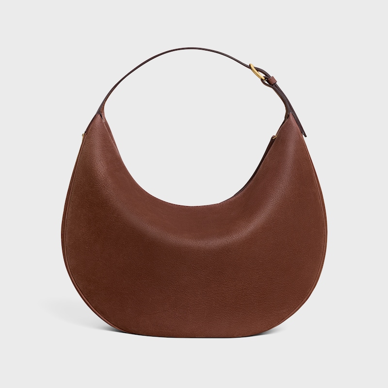 borsa celine lulu grande in pelle di vitello nabuk martellata
