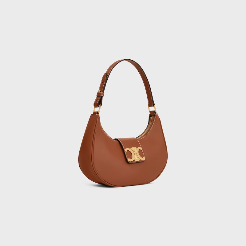 borsa ava triomphe media in pelle di vitello liscia