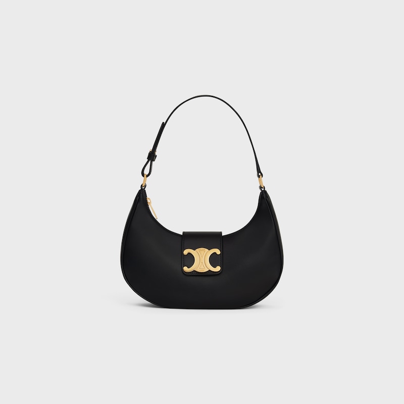 borsa ava triomphe media in pelle di vitello liscia