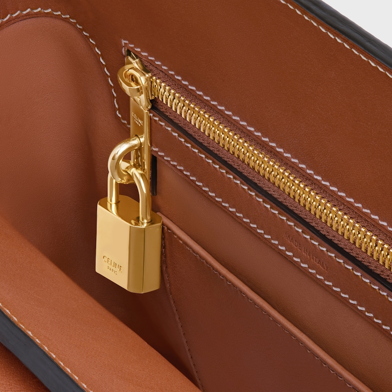 borsa teen celine conti in pelle di vitello naturale