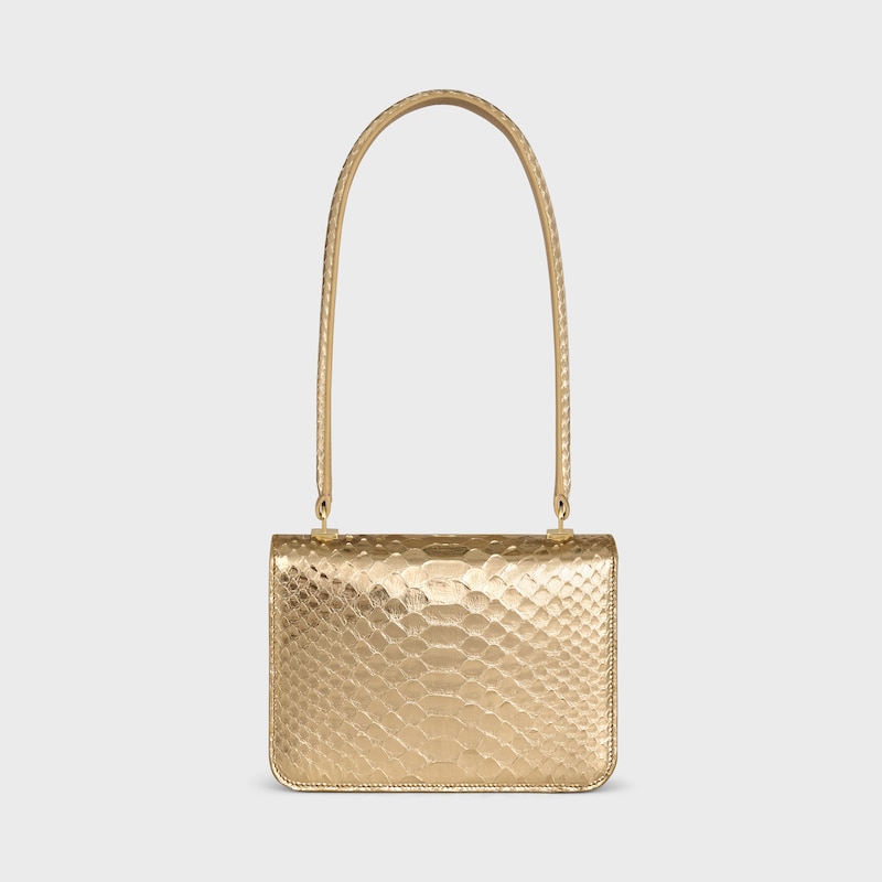 borsa teen garance in pitone laminato