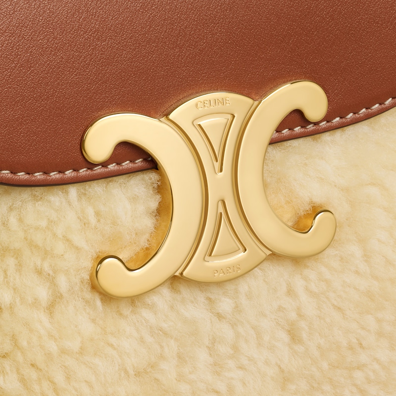 zaino celine bonnie in shearling