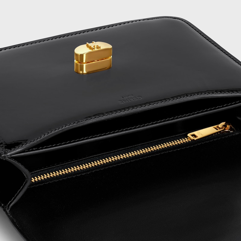borsa celine josephine per ragazzi in pelle di vitello verniciata