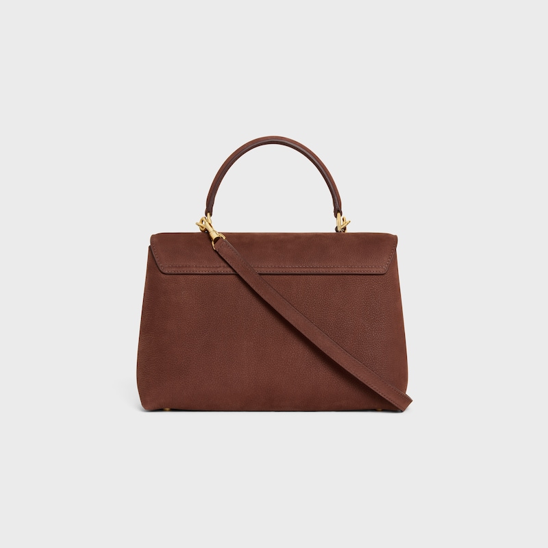 borsa nino media in vitello nabuk granulato