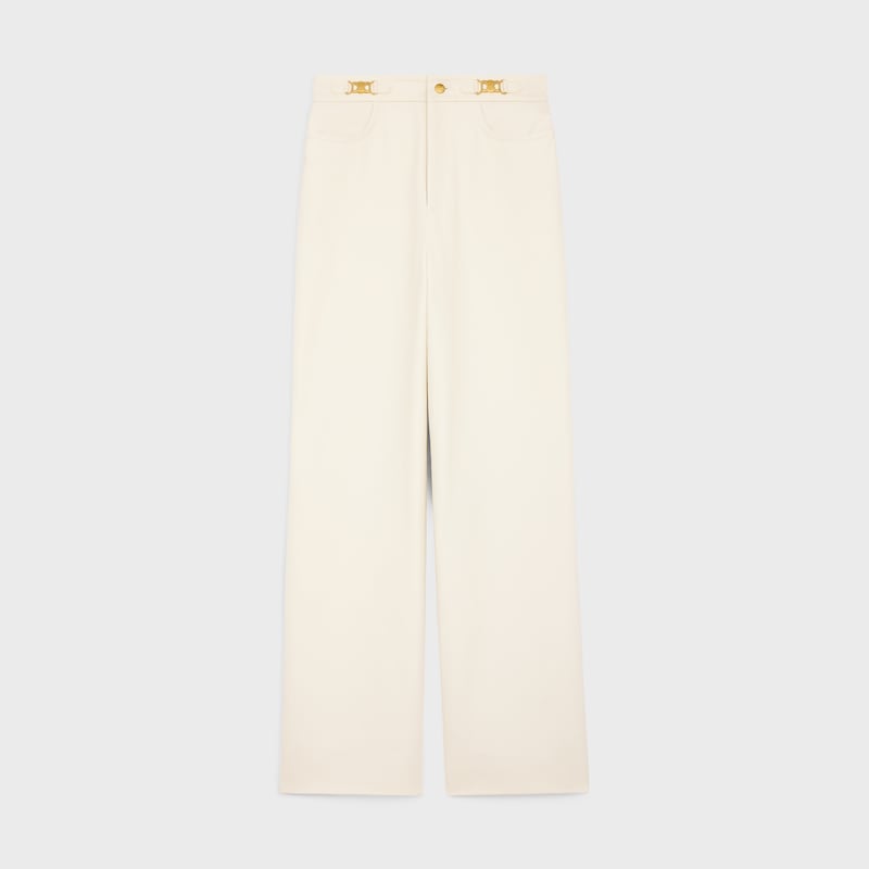 pantaloni triomphe in drill di cotone