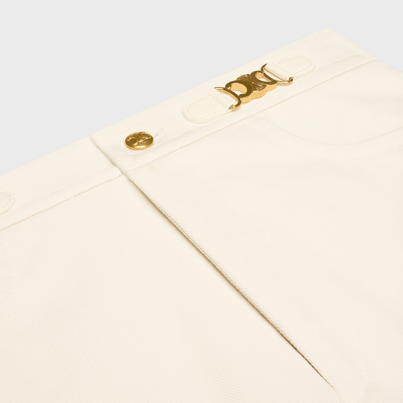 pantaloni triomphe in drill di cotone