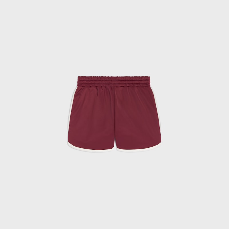mini pantaloncini jogger in jersey double face