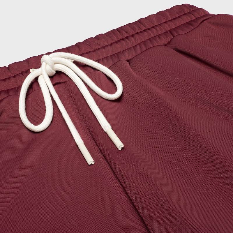 mini pantaloncini jogger in jersey double face
