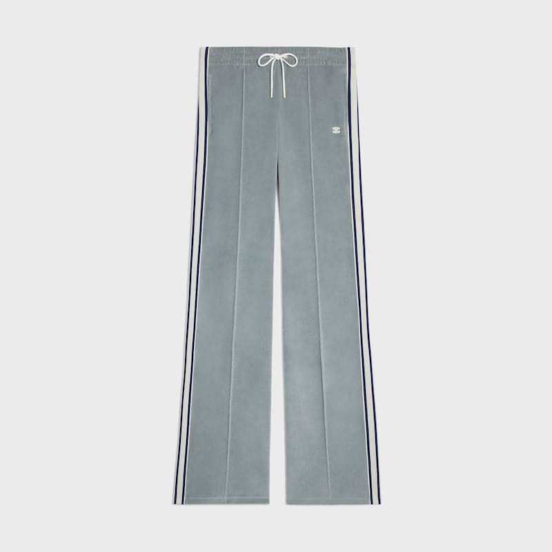 pantaloni della tuta in jersey di velluto
