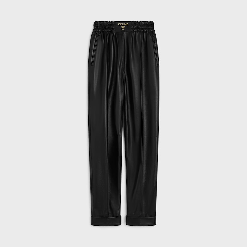 pantaloni in pelle di agnello