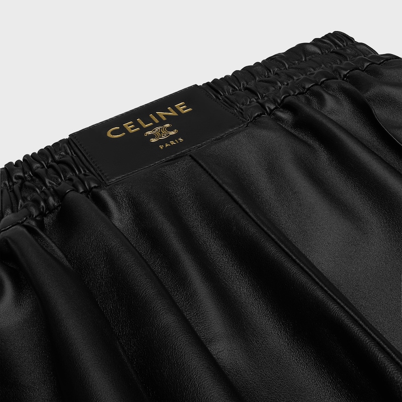 pantaloni in pelle di agnello
