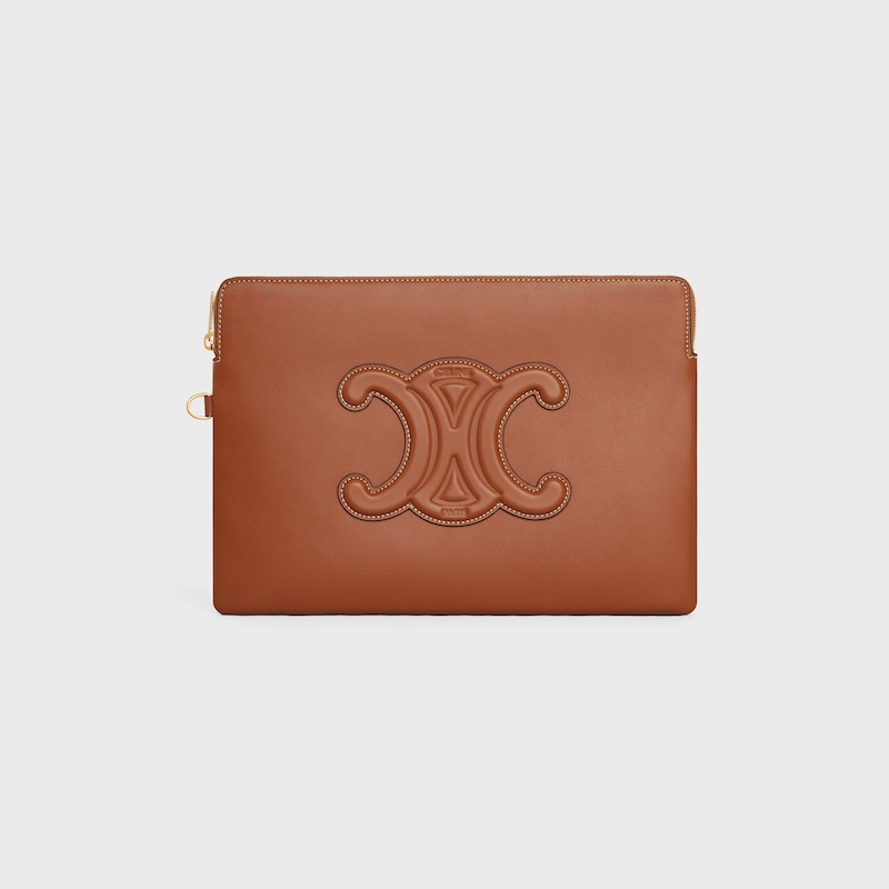borsa piccola con tracolla cuir triomphe in vitello liscio