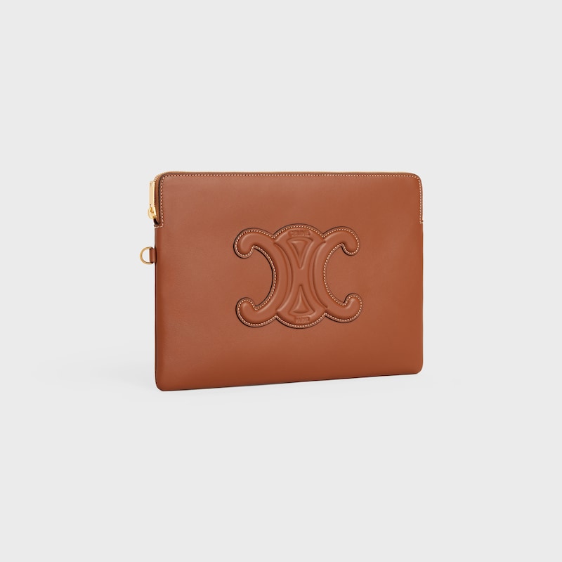 borsa piccola con tracolla cuir triomphe in vitello liscio