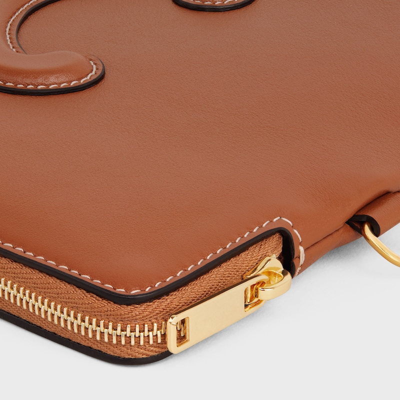 borsa piccola con tracolla cuir triomphe in vitello liscio