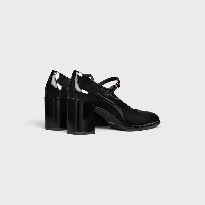 celine lily perforated triomphe babies in pelle di vitello verniciata