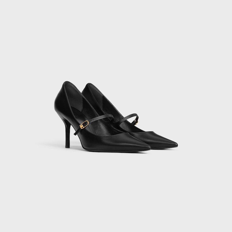 dÉcolletÉ celine judy con cinturini in pelle di vitello