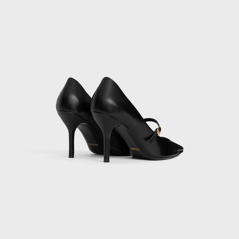 dÉcolletÉ celine judy con cinturini in pelle di vitello