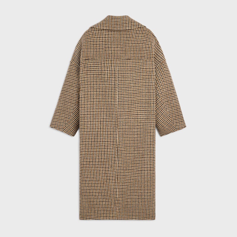 cappotto in lana pied de poule
