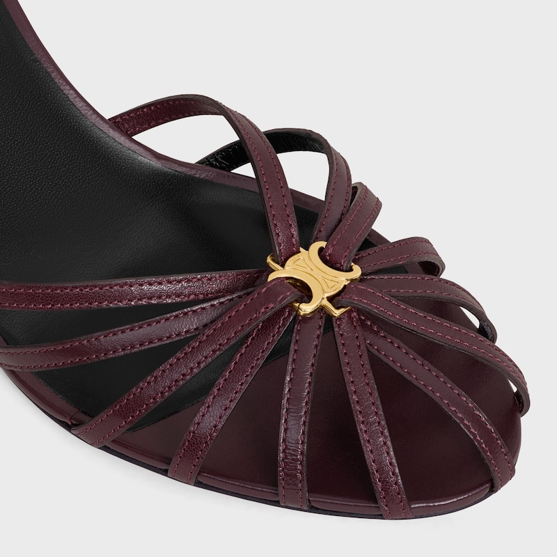 sandalo celine triomphe in pelle di agnello