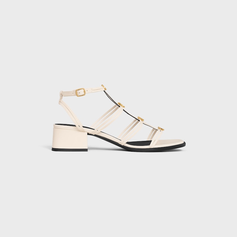 sandalo celine clemence multi triomphe in pelle di agnello