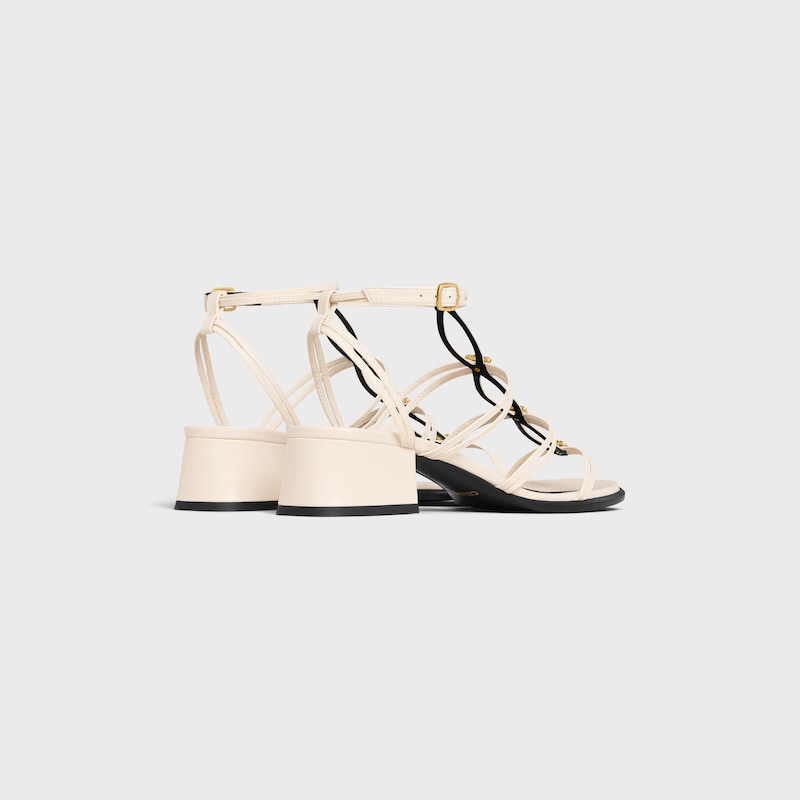 sandalo celine clemence multi triomphe in pelle di agnello