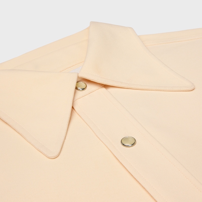 camicia in cady di viscosa e seta