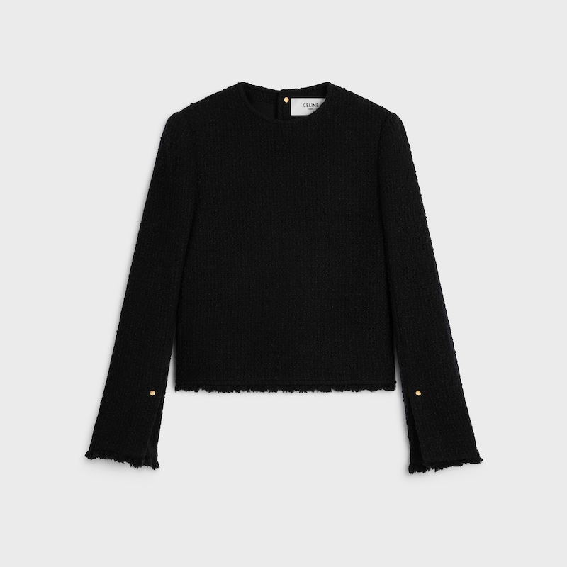 maglia a maniche lunghe in lana natteacute
