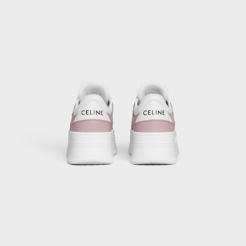 sneaker block con triomphe in pelle di vitello