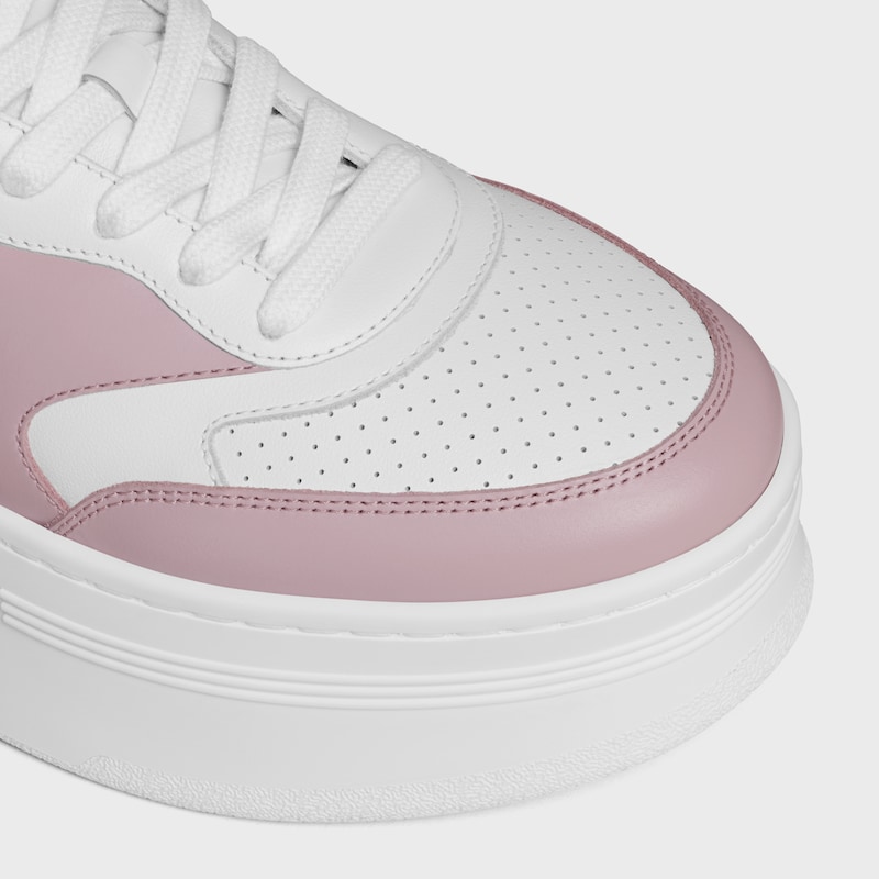 sneaker block con triomphe in pelle di vitello