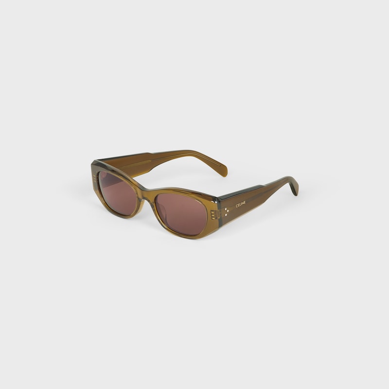 occhiali da sole rettangolari s329 in acetato