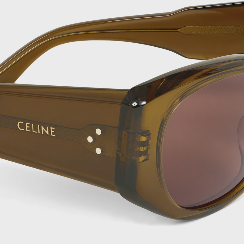 occhiali da sole rettangolari s329 in acetato