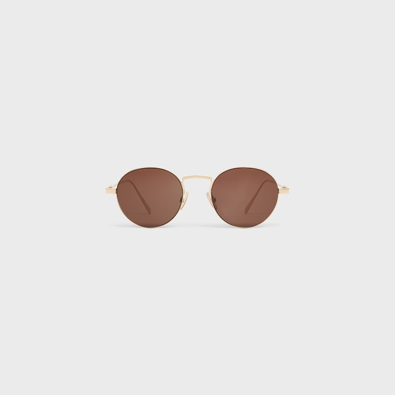 occhiali da sole metal frame 28 in metallo