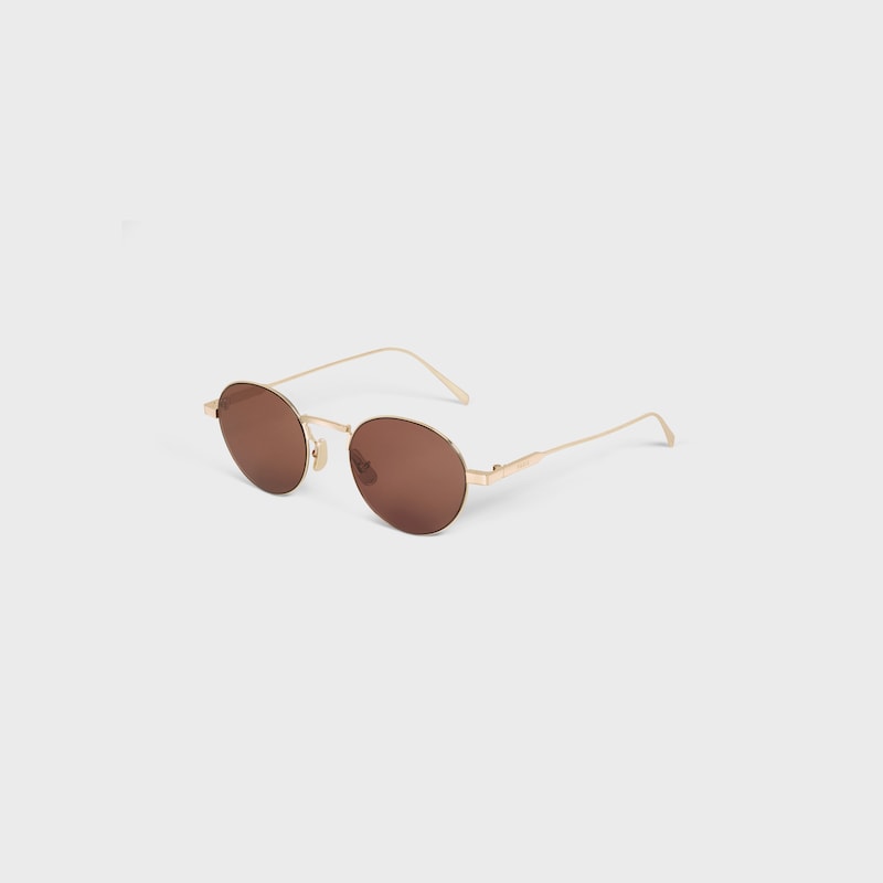 occhiali da sole metal frame 28 in metallo