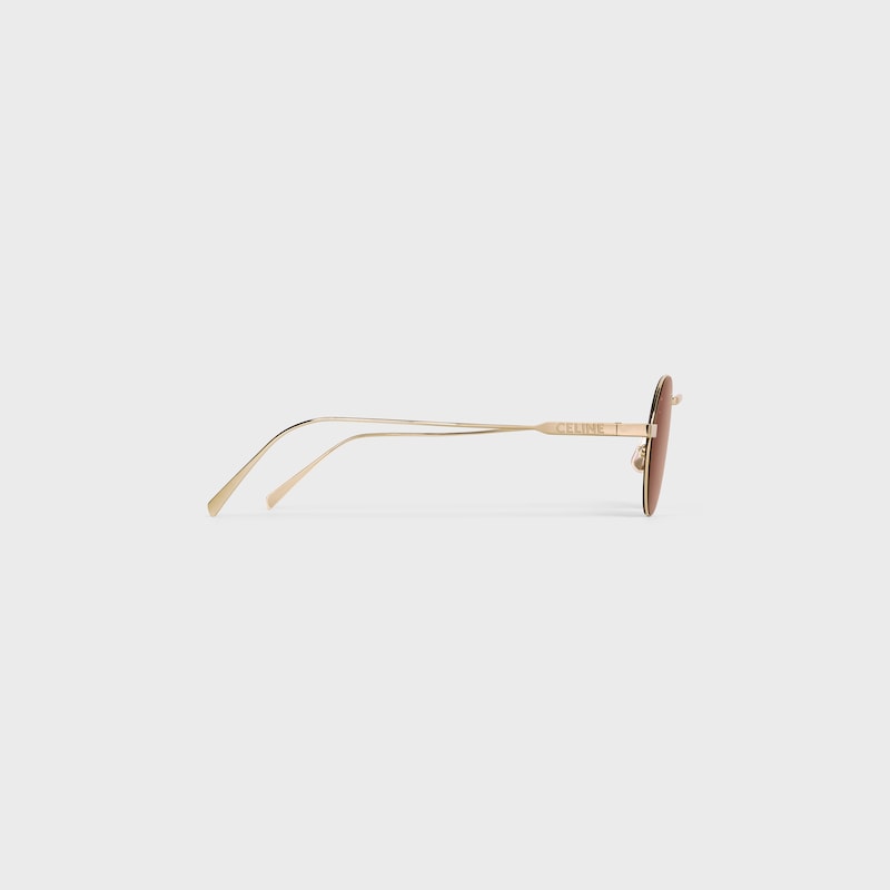 occhiali da sole metal frame 28 in metallo