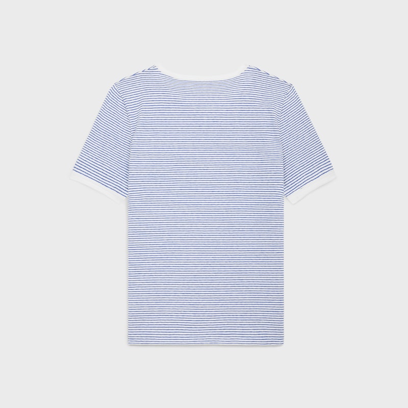 t-shirt celine anni 70 in jersey a righe