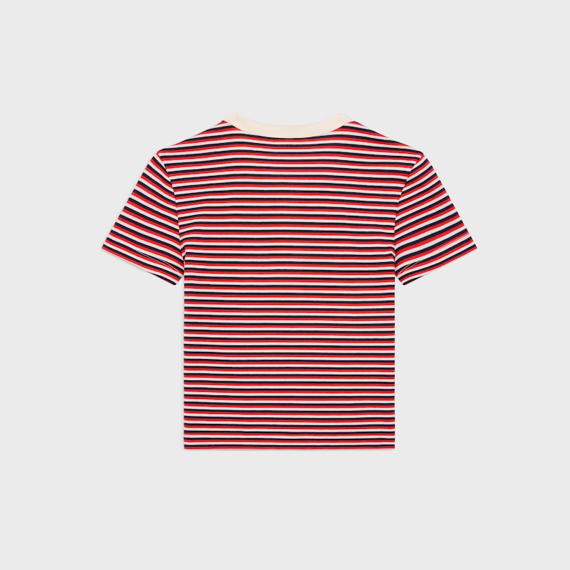 t-shirt triomphe in jersey a righe