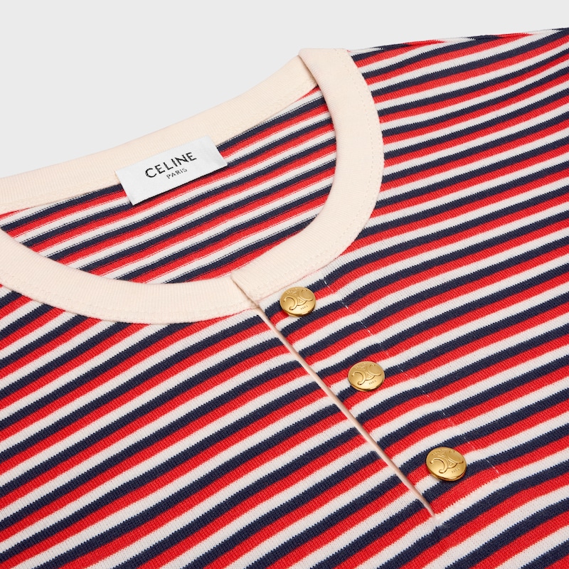 t-shirt triomphe in jersey a righe