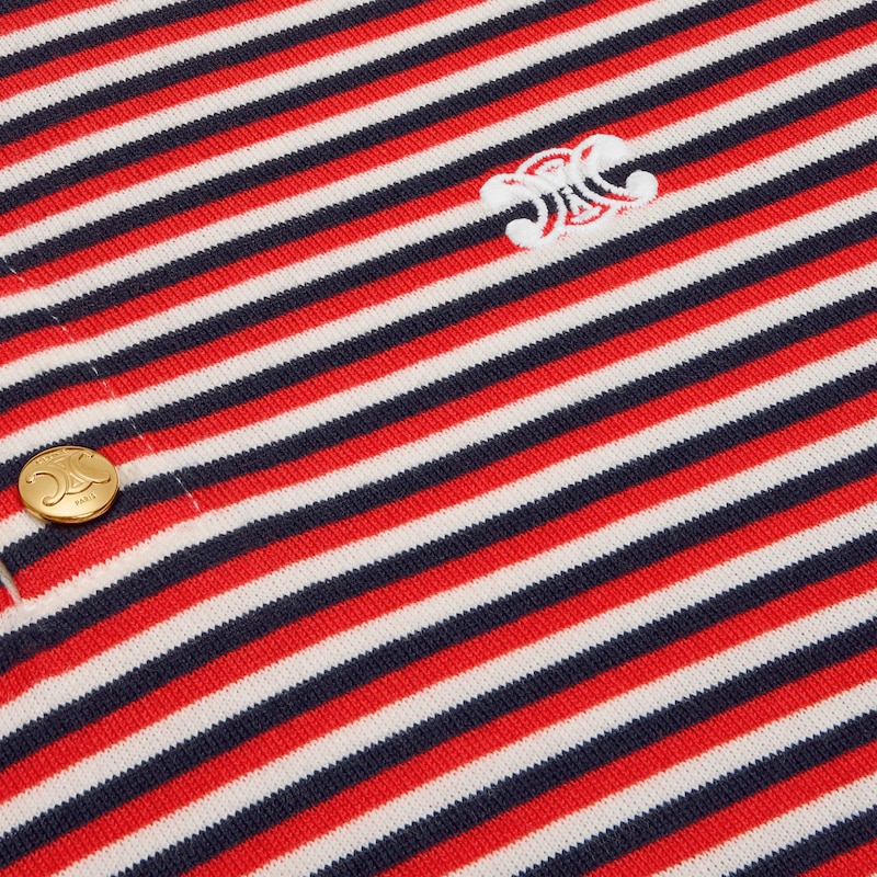 t-shirt triomphe in jersey a righe