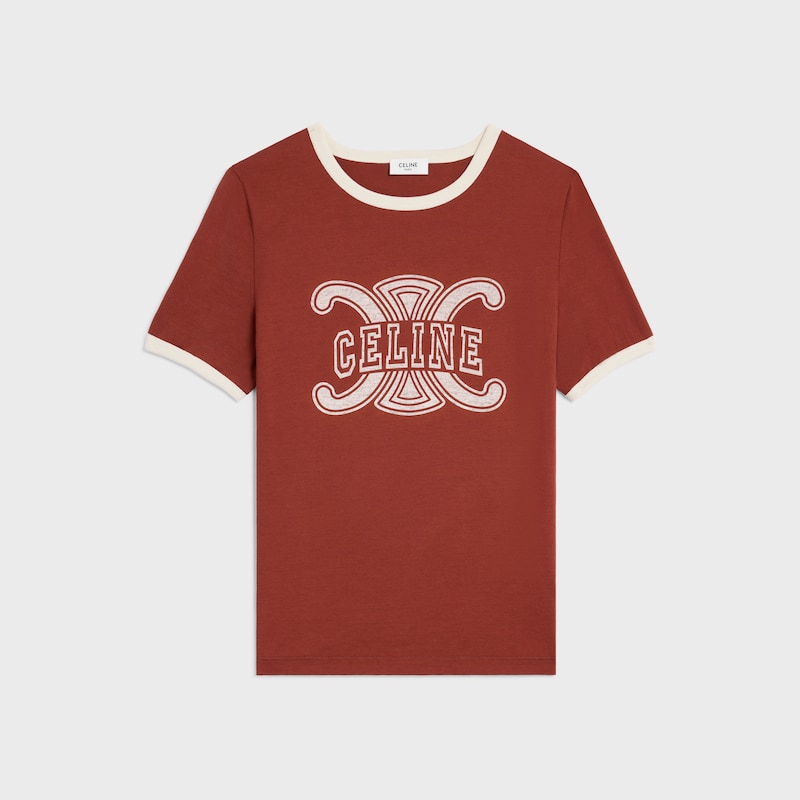 t-shirt anni 70 in jersey di cotone