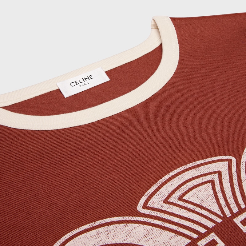 t-shirt anni 70 in jersey di cotone