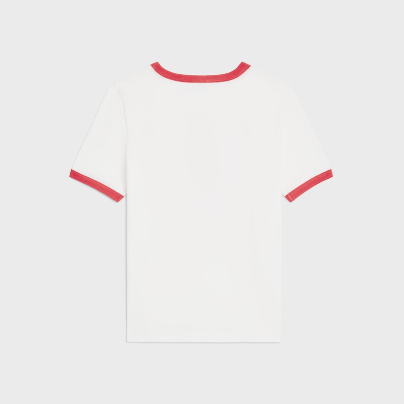 t-shirt anni 70 in jersey di cotone