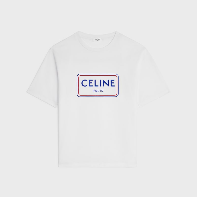 t-shirt ampia in jersey di cotone